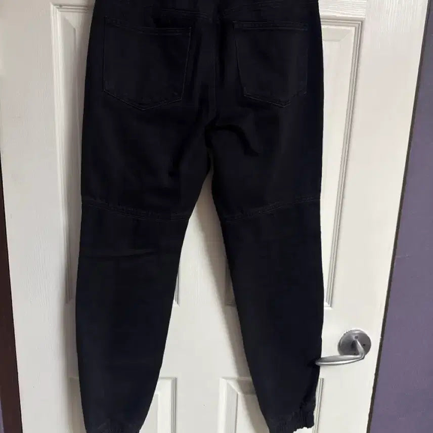 [BUNJANG] Juun.J Black Washed Jogger Pants / 준지흑청조거팬츠