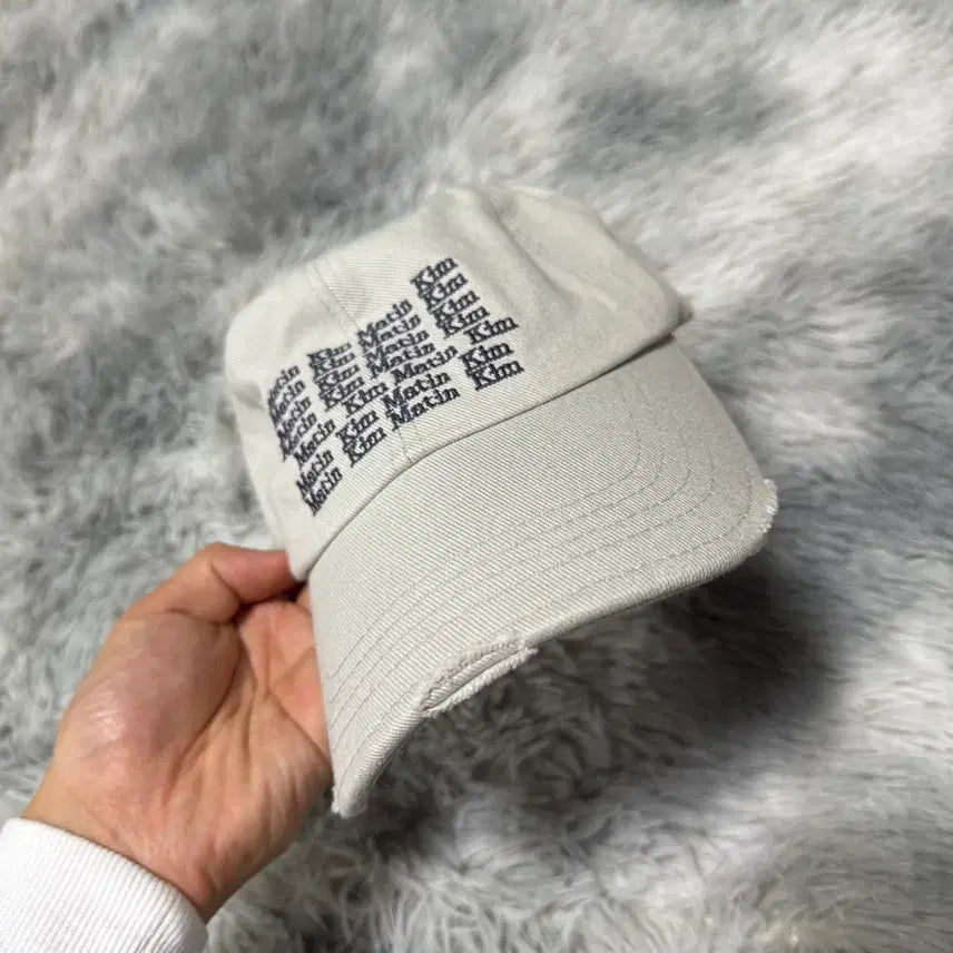 [BUNJANG] Matinkim Vintage Lettering Ball Cap / 마땡킴 빈티지 레터링 볼캡 모자