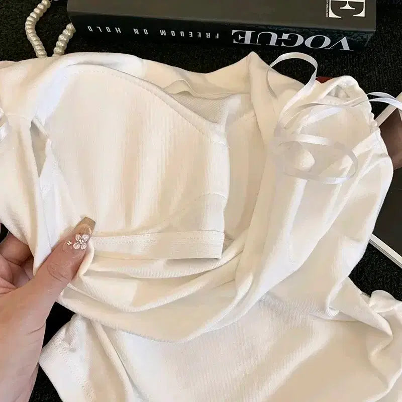 [BUNJANG] Off-Shoulder Crop Top - Dancewear / [4컬러] 크롭탑 오프숄더 반팔 크롭티 크롭나시 댄스복 방송댄스 무대의상