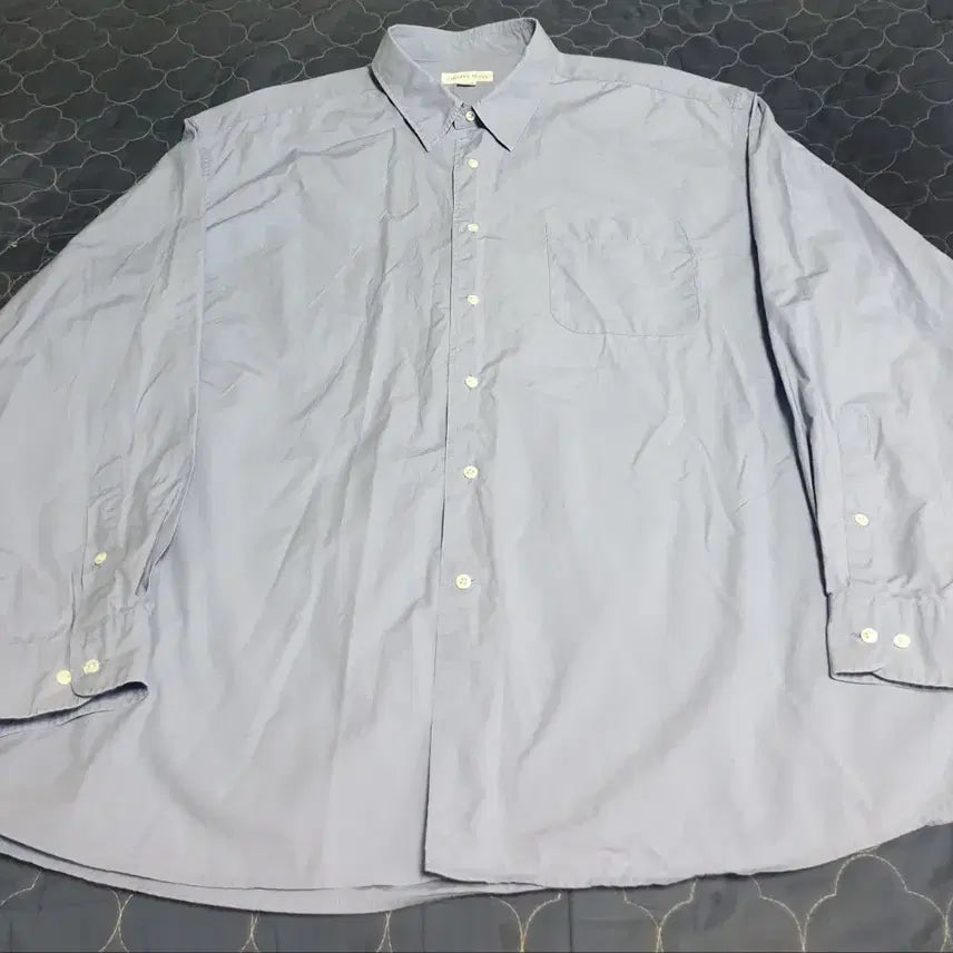 [BUNJANG] Thomas More Long Sleeve Shirt Blue (XL) / 토마스모어 페이퍼 긴팔셔츠 블루블루 (XL)