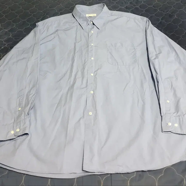 [BUNJANG] Thomas More Long Sleeve Shirt Blue (XL) / 토마스모어 페이퍼 긴팔셔츠 블루블루 (XL)