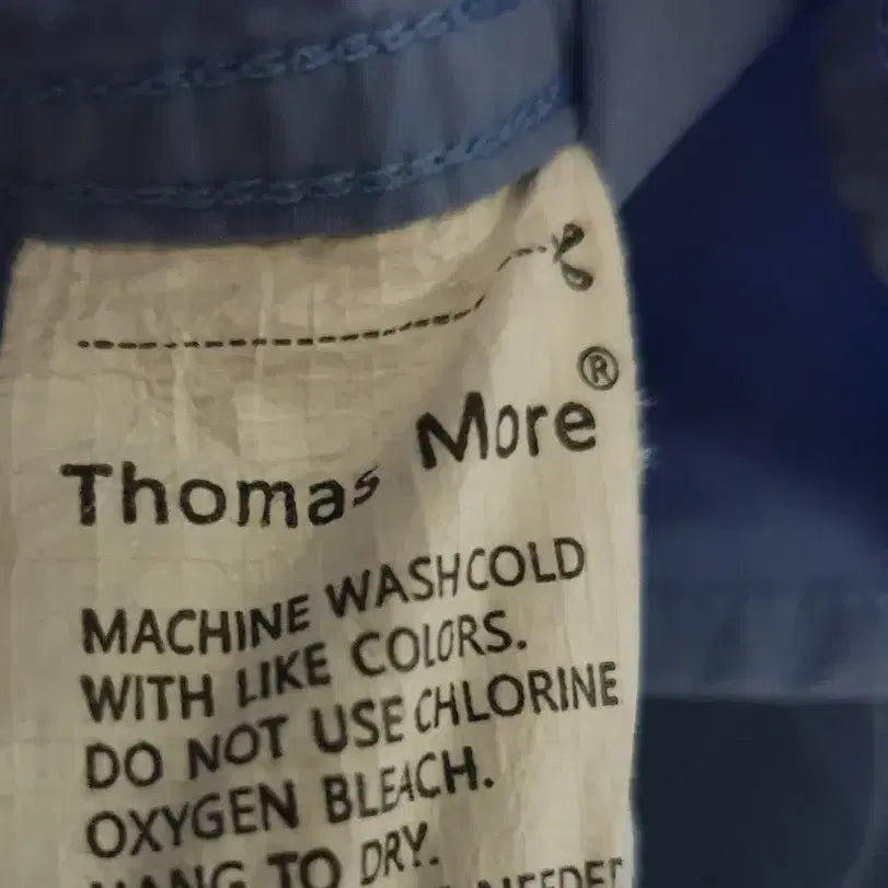 [BUNJANG] Thomas More Long Sleeve Shirt Blue (XL) / 토마스모어 페이퍼 긴팔셔츠 블루블루 (XL)