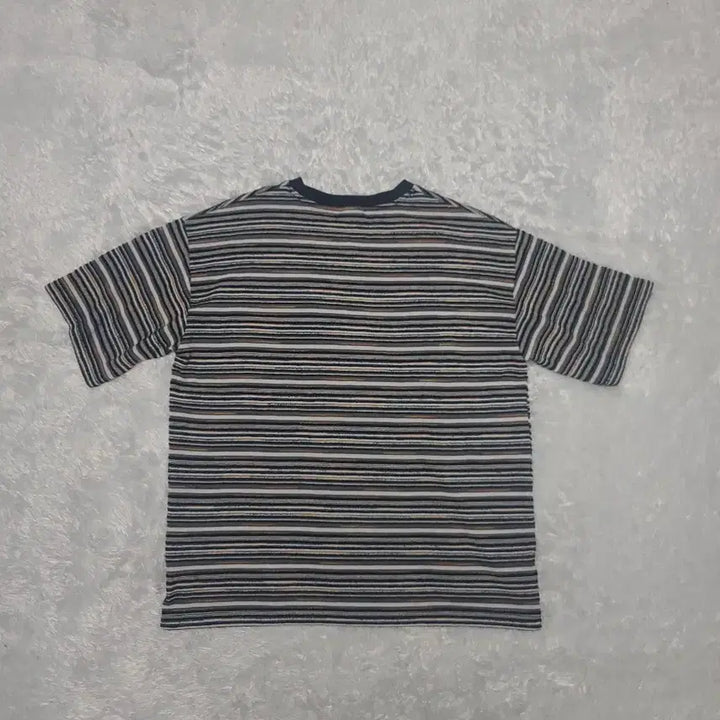 [SOLD OUT] ACHA 아차 스트라이프 니트 반팔티 L