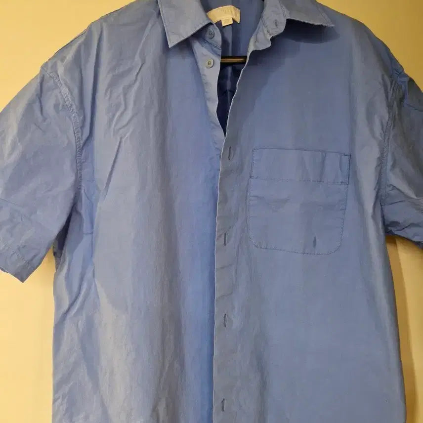 [BUNJANG] ZARA Sky Blue Short Sleeve Shirt XL / 자라 ZARA 하늘색 반팔 셔츠 XL