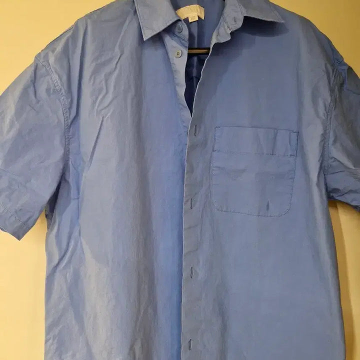 [BUNJANG] ZARA Sky Blue Short Sleeve Shirt XL / 자라 ZARA 하늘색 반팔 셔츠 XL