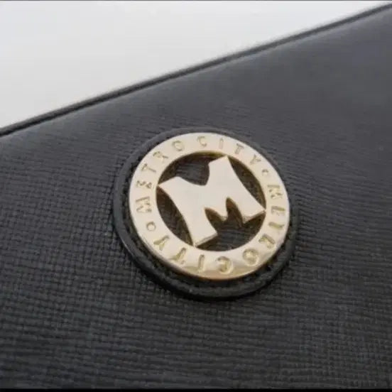 [BUNJANG] Metro City Black Long Wallet / 정품 메트로시티 블랙 장지갑
