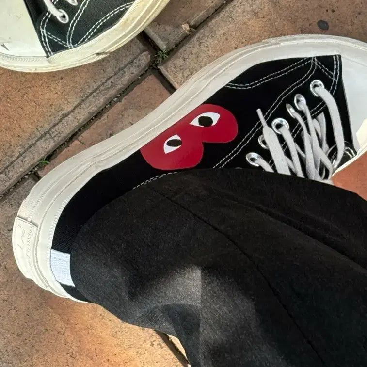 [BUNJANG] Comme des Garcons Canvas Sneakers / 꼼데가르송캔버스