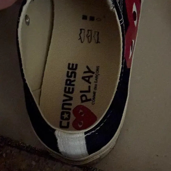 [BUNJANG] Comme des Garcons Canvas Sneakers / 꼼데가르송캔버스