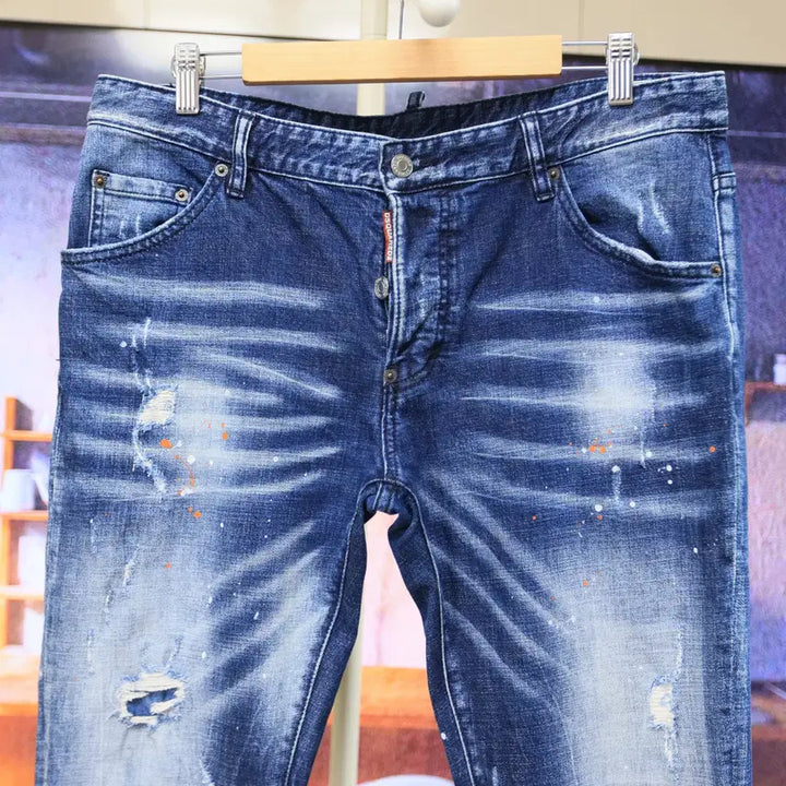 [BUNJANG] Dsquared2 Slim Denim Jeans / 여름까지 쭉 입는 디스퀘어드 넉넉한 35~36