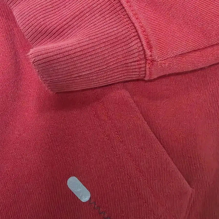 [BUNJANG] Adidas Red Fleece Lined Hoodie Zip-up (Size 95) / 아디다스 레드 기모 후드집업 95