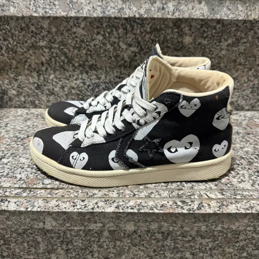 [BUNJANG] Comme des Garçons One Star Converse High Top Size 250 / 꼼데가르송 원스타 컨버스 하이탑 250 사이즈
