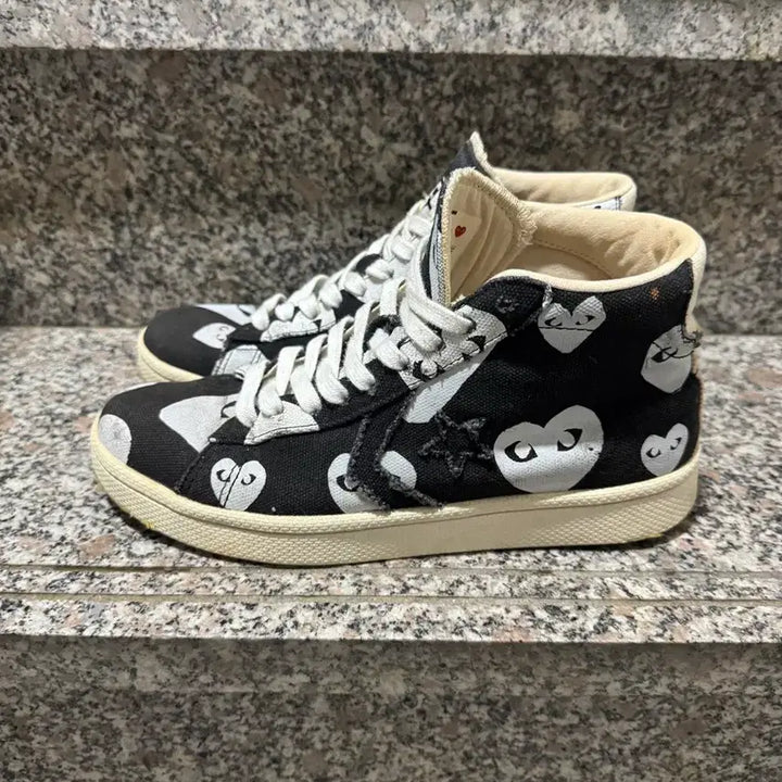 [BUNJANG] Comme des Garçons One Star Converse High Top Size 250 / 꼼데가르송 원스타 컨버스 하이탑 250 사이즈