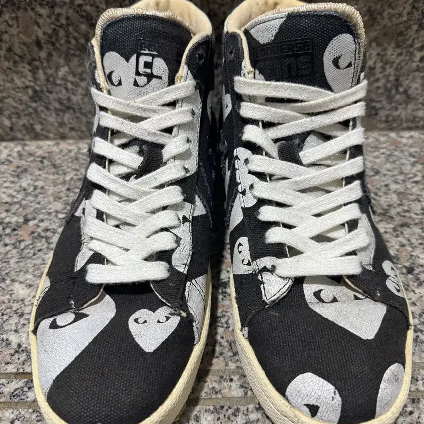[BUNJANG] Comme des Garçons One Star Converse High Top Size 250 / 꼼데가르송 원스타 컨버스 하이탑 250 사이즈