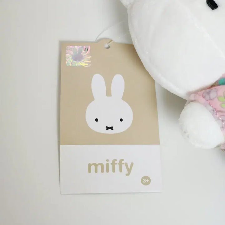 [BUNJANG] Miffy Floral Outfit Keyring Doll (Authentic) / 새상품)미피 꽃무늬옷 키링 인형_정품 마스코트 누이 마콧 공식 굿즈 공굿
