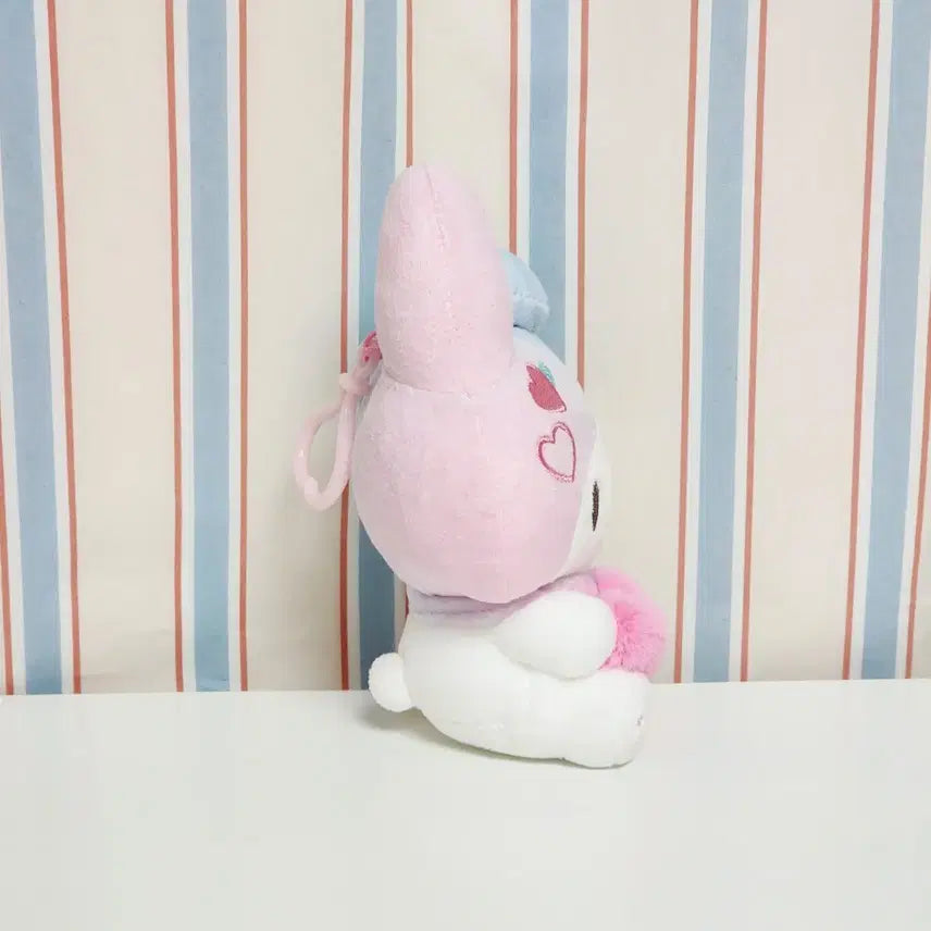 [BUNJANG] Sanrio My Melody 50th Anniversary Pastel Heart Keyring Plush / 새상품)마이멜로디 50주년 파스텔 하트 키링 인형_산리오 그라데이션 굿즈