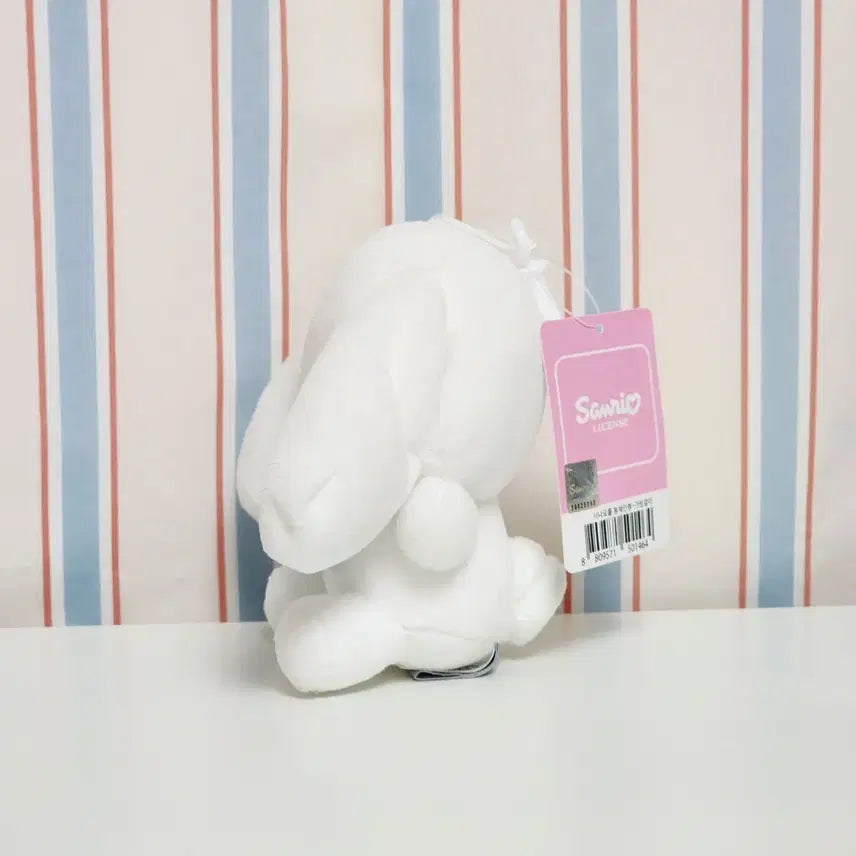 [BUNJANG] Sanrio Cinnamoroll Blue Ribbon Keychain Plush / 새상품)블루 리본 시나모롤 정품 키링 인형_산리오 마스코트 누이 굿즈