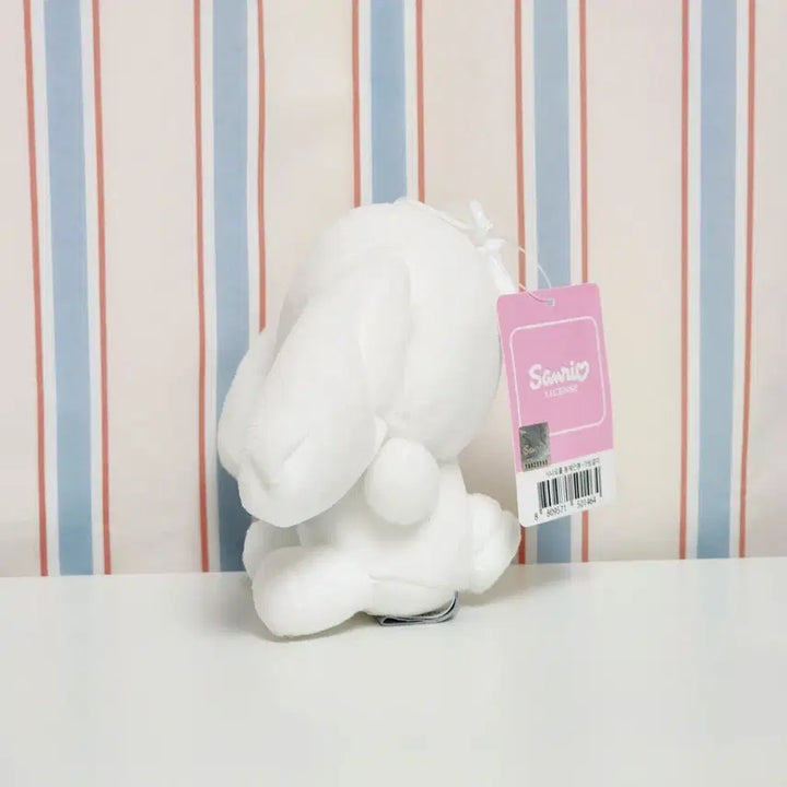 [BUNJANG] Sanrio Cinnamoroll Blue Ribbon Keychain Plush / 새상품)블루 리본 시나모롤 정품 키링 인형_산리오 마스코트 누이 굿즈