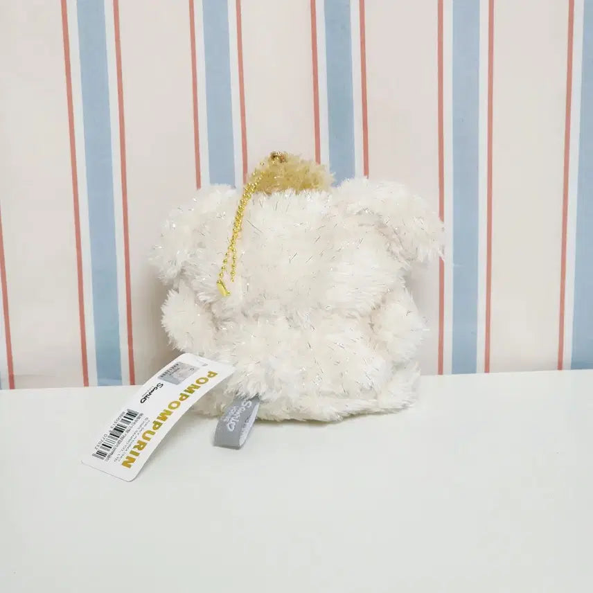 [BUNJANG] Sanrio Pompompurin Sparkling Gold Charm Doll Mascot / 새상품)폼폼푸린 반짝골드 정품 키링 인형_산리오 폼푸 마스코트 누이 마콧