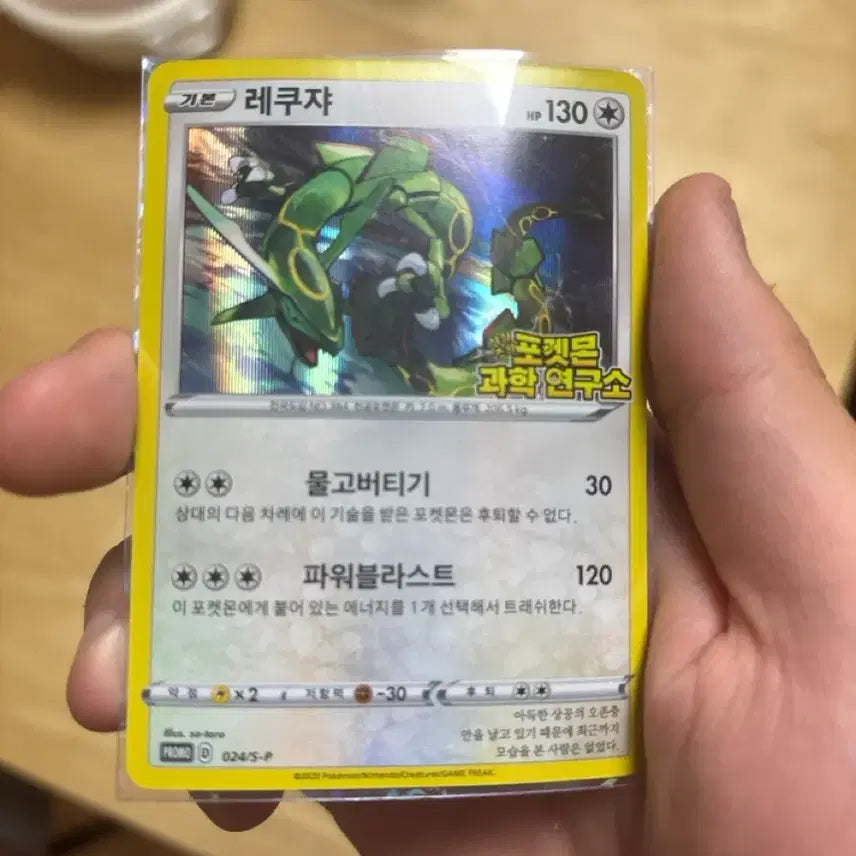 [BUNJANG] Pokemon Rayquaza Promo Card / 포켓몬카드 레쿠쟈 024/S-P 프로모