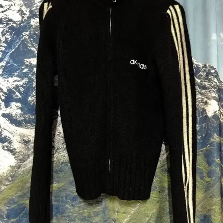 [BUNJANG] Vintage Adidas Knit Zip-Up / 빈티지 아디다스 니트 집업