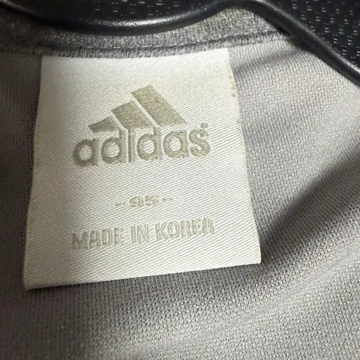 [BUNJANG] Adidas Gray Orange Line Track Top Jacket / 아디다스 그레이 오렌지라인 트랙탑 집업 95