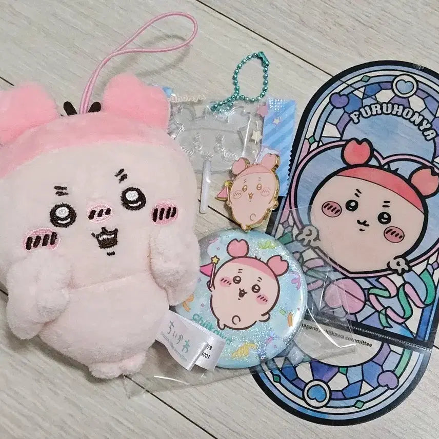 [SOLD OUT] 일괄) 카니 굿즈 치이카와 파크 뱃지 챰 키링 스테인글라스 마코 처분