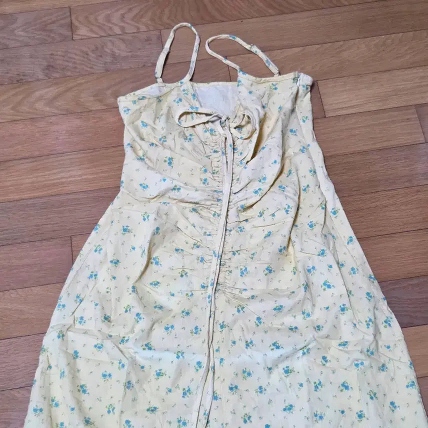[BUNJANG] Femme Muse Shirring Ribbon Dress / 팜므뮤즈 셔링리본원피스