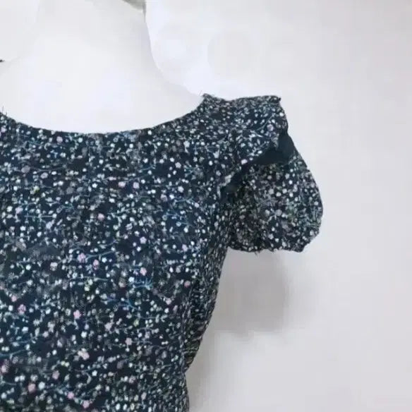 [BUNJANG] Aerobic Dance Sportswear - Navy Chiffon / S사이즈 에어로빅 댄스복 스포츠 라틴 줌바