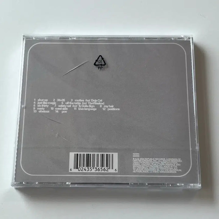 [BUNJANG] Ariana Grande Positions Limited Edition Cover CD (Sealed) / 아리아나 그란데 포지션 한정판 커버 cd 미개봉