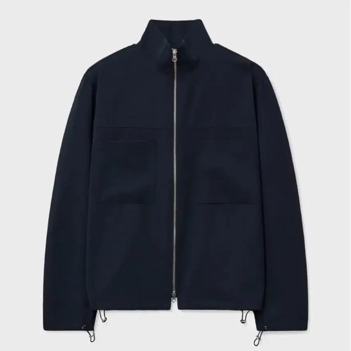 [BUNJANG] Noun Shirring Zip Up Jacket Navy / [2] 노운 셔링 집업 자켓(네이비)