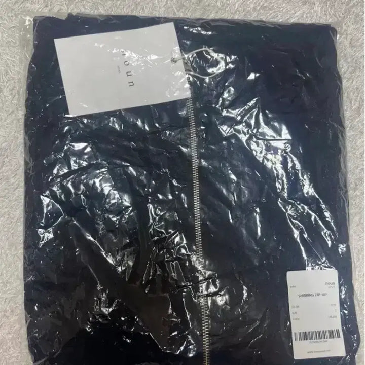 [BUNJANG] Noun Shirring Zip Up Jacket Navy / [2] 노운 셔링 집업 자켓(네이비)