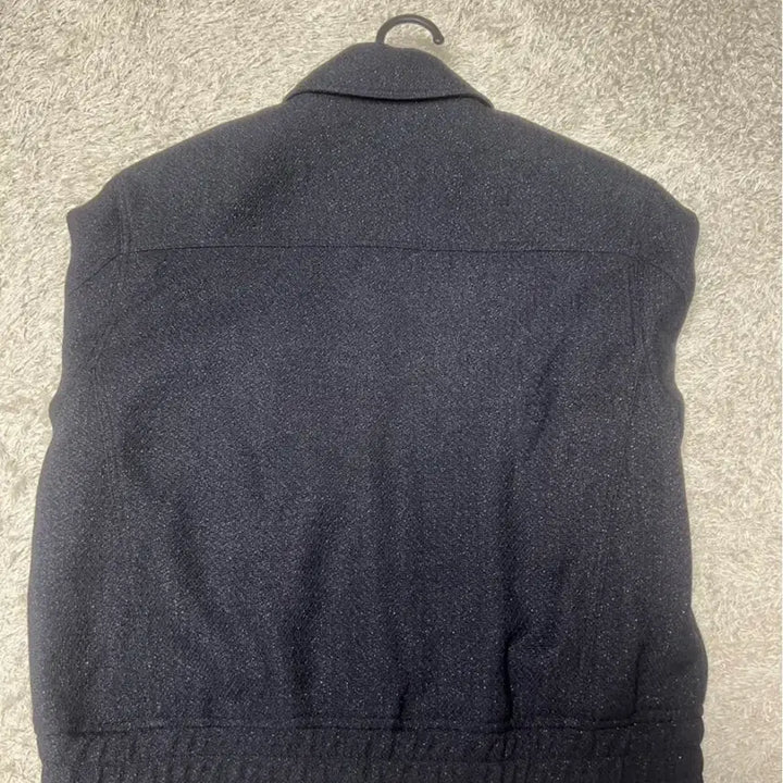 [BUNJANG] Elwood Fluid Tweed Blouson Jacket D Navy / [48] 엘무드 플루이드 트위드 블루종 자켓 D네이비