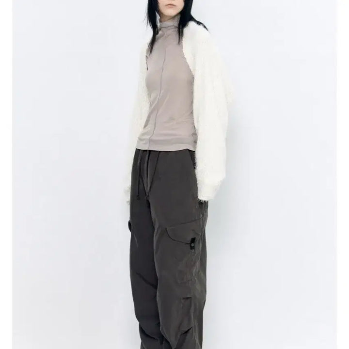 [BUNJANG] Insa Ilence Boucle Bolero Cardigan / 인사일런스 부클 볼레로 가디건