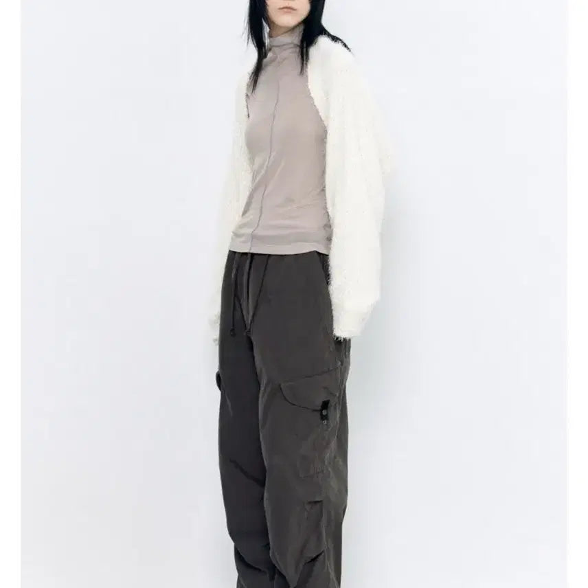 [BUNJANG] Insa Ilence Boucle Bolero Cardigan / 인사일런스 부클 볼레로 가디건