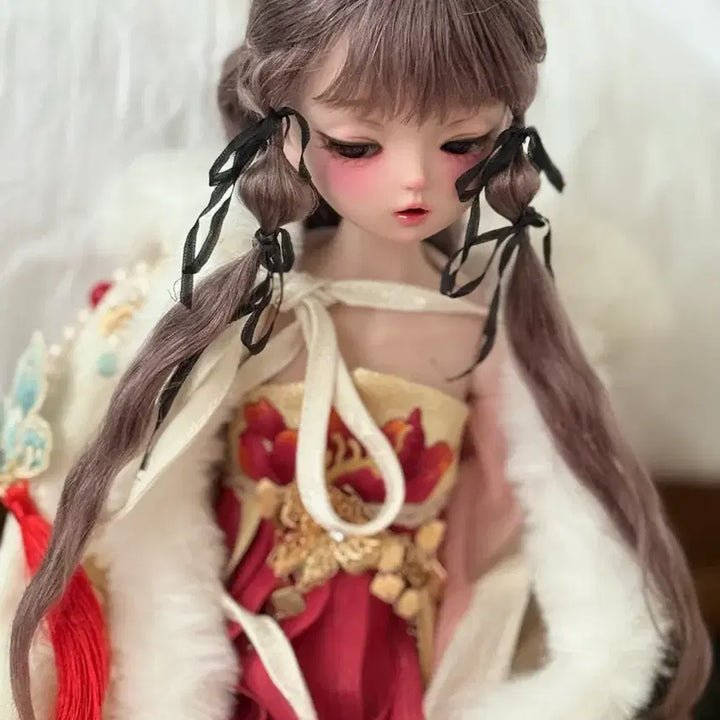 [BUNJANG] D.O.I. Ungeumgak MSD Doll Outfit Set / 구체관절인형 해외제 도우인 운금각 msd 의상+가발