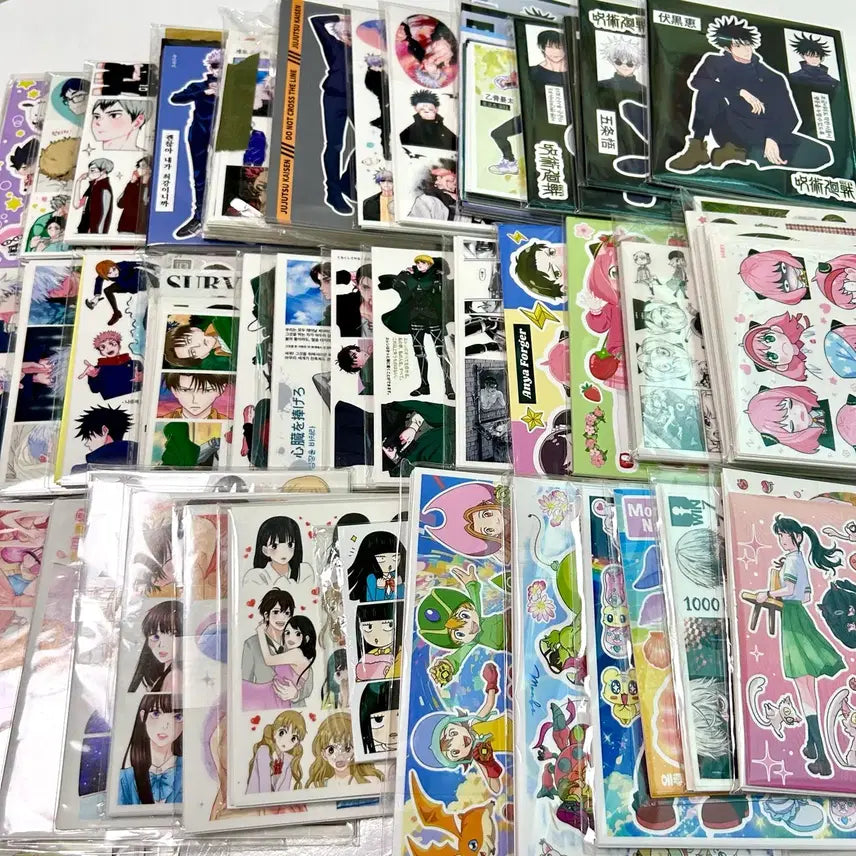 [BUNJANG] Anime Sticker Mix Pack / [장당 100원] 애니 인스 인믹 판매 다꾸 스티커