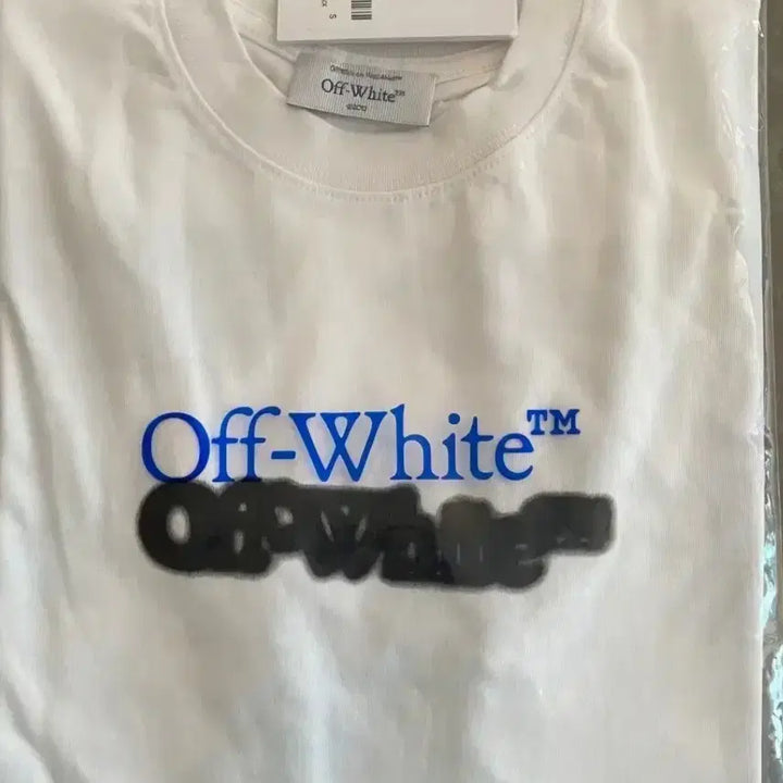 [BUNJANG] Off-White White Short Sleeve T-shirt / Off-White 오프화이트 화이트 반팔 티셔츠