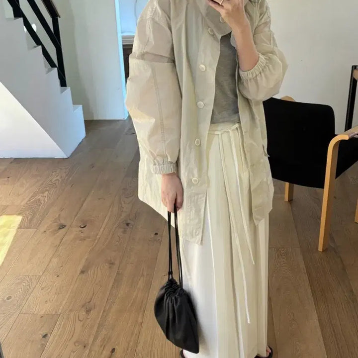 [BUNJANG] MaybeBaby Zoydbebe Beige Blouse / 메이비베이비 조이드비비에