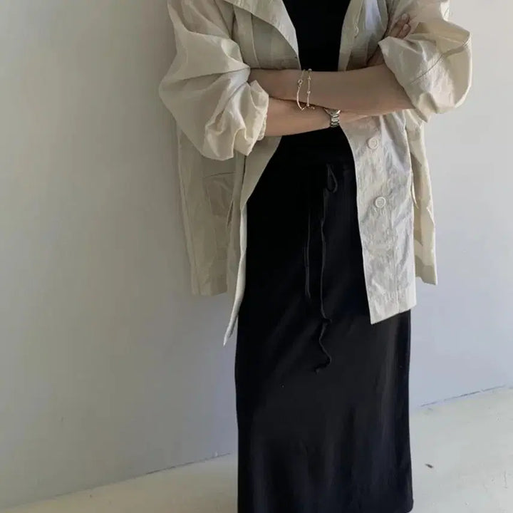[BUNJANG] MaybeBaby Zoydbebe Beige Blouse / 메이비베이비 조이드비비에