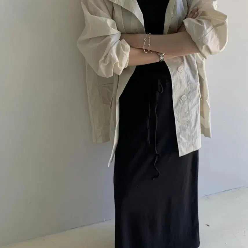 [BUNJANG] MaybeBaby Zoydbebe Beige Blouse / 메이비베이비 조이드비비에