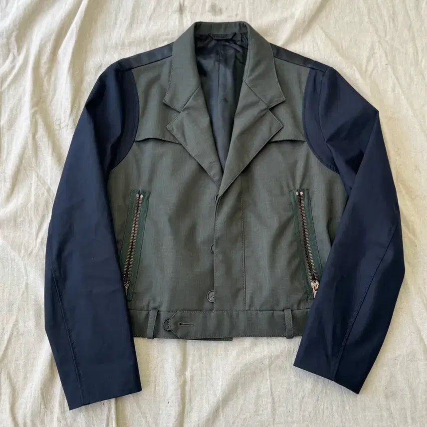 [BUNJANG] Raf Simons 10SS Military Crop Jacket (Size 46) / 라프시몬스 10ss 밀리터리 크롭 자켓 46