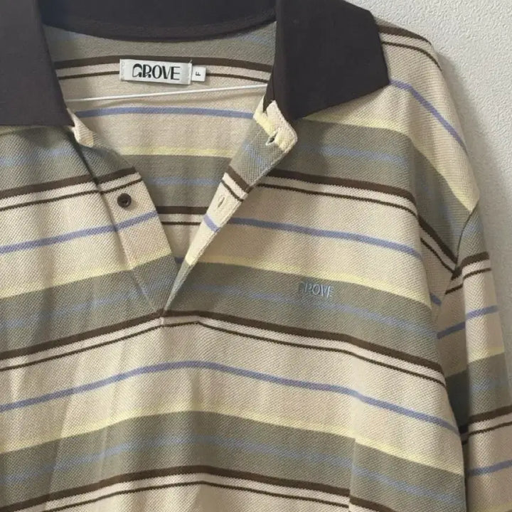 [BUNJANG] GROVE Stripe Shirt / 그로브 스토어 스트라이프 셔츠