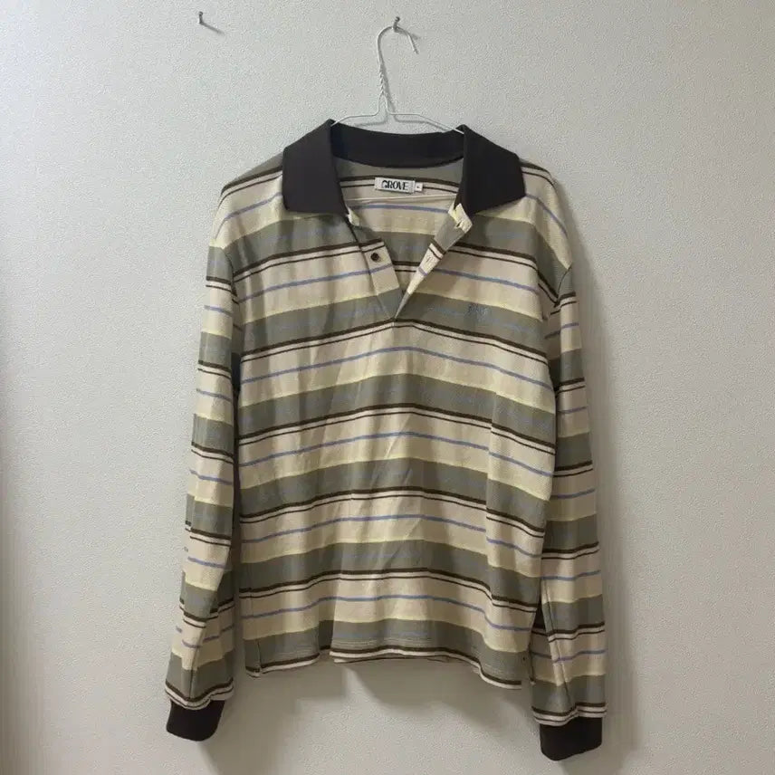 [BUNJANG] GROVE Stripe Shirt / 그로브 스토어 스트라이프 셔츠