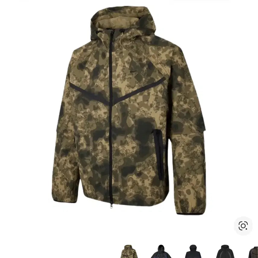 [BUNJANG] Nike Tech Dri-FIT Woven Camo Jacket / 나이키 테크 드라이핏 우븐 카모 자켓