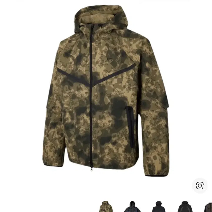 [BUNJANG] Nike Tech Dri-FIT Woven Camo Jacket / 나이키 테크 드라이핏 우븐 카모 자켓
