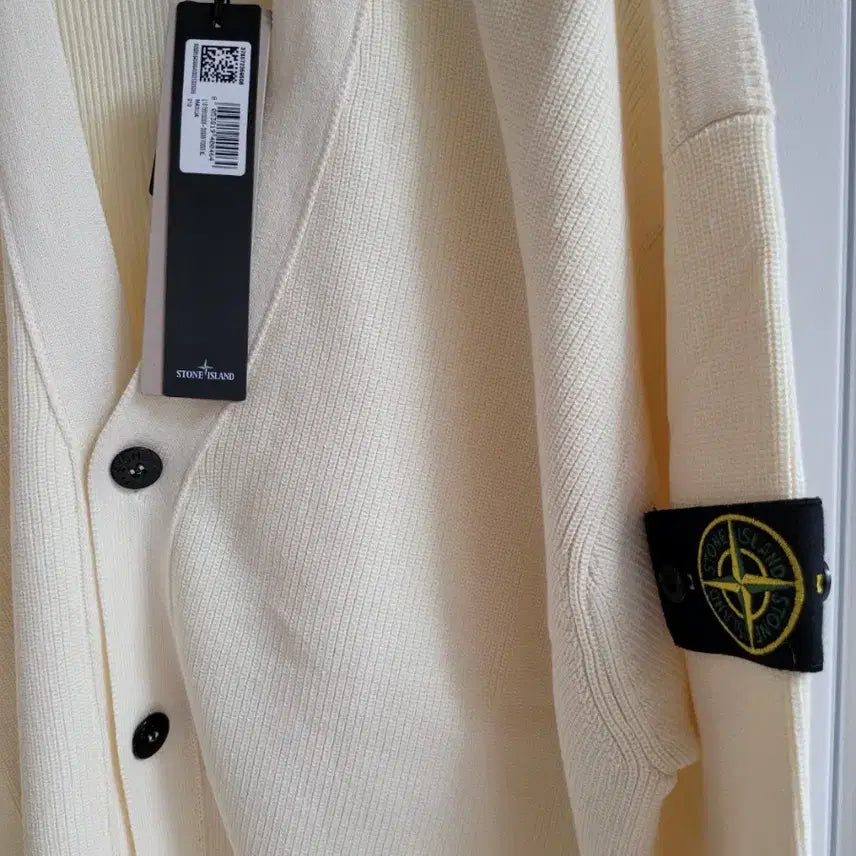 [BUNJANG] Stone Island 26SS Organic Cotton Cardigan Ivory / 새상품 클래식의 진화, 26SS 스톤아일랜드 오가닉 코튼 가디건 아이보리