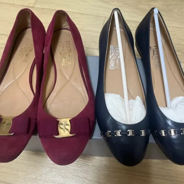 [BUNJANG] Ferragamo Vara Flat Shoes (37) / (정품) 페라가모 바라 플랫(37)