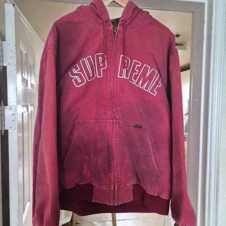 [BUNJANG] Supreme Reflective Arc Hooded Jacket - Red / XL)슈프림 리플렉티브 아크후드자켓 레드