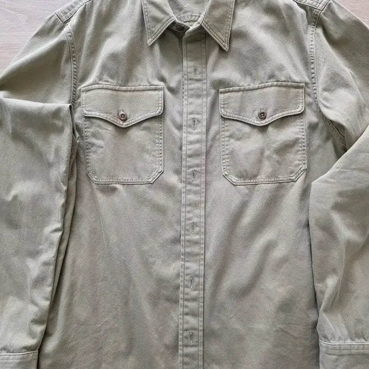 [BUNJANG] RRL Twill Work Shirt (Faded Tan) / RRL 트윌 워크셔츠(페이티드탠색상)