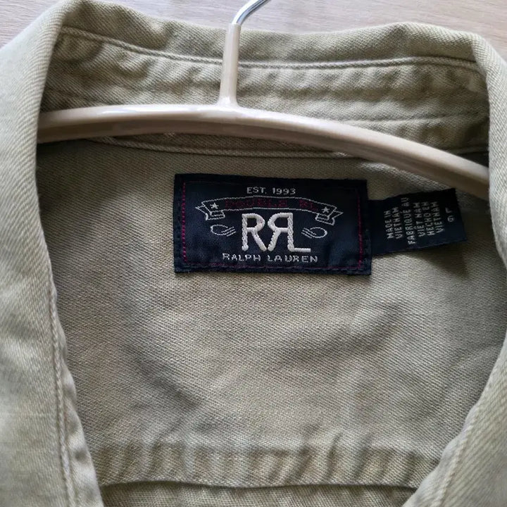 [BUNJANG] RRL Twill Work Shirt (Faded Tan) / RRL 트윌 워크셔츠(페이티드탠색상)
